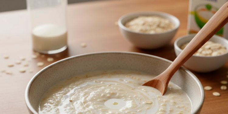 A Receita do Mingau de Aveia Proteico Cremoso