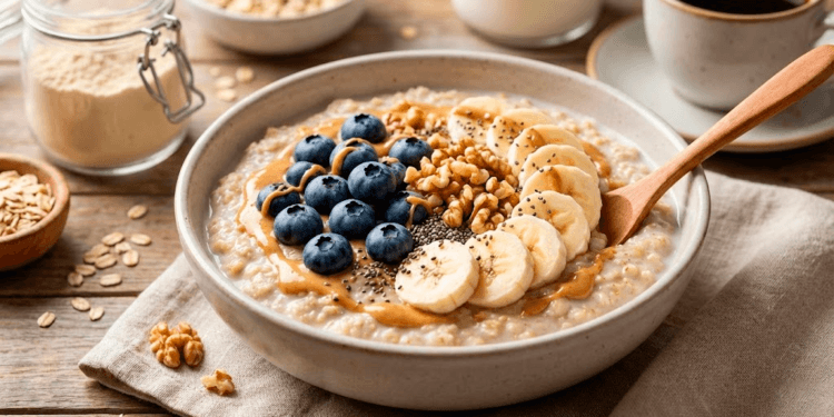 receita de mingau de aveia proteico