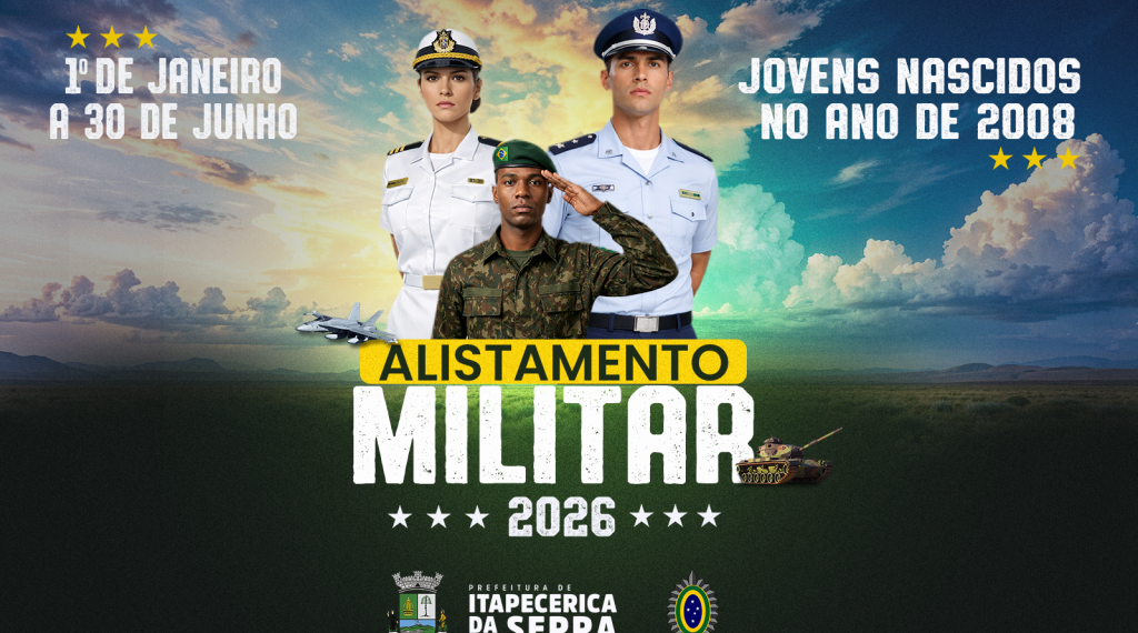 Alistamento Militar 2026 em Itapecerica da Serra