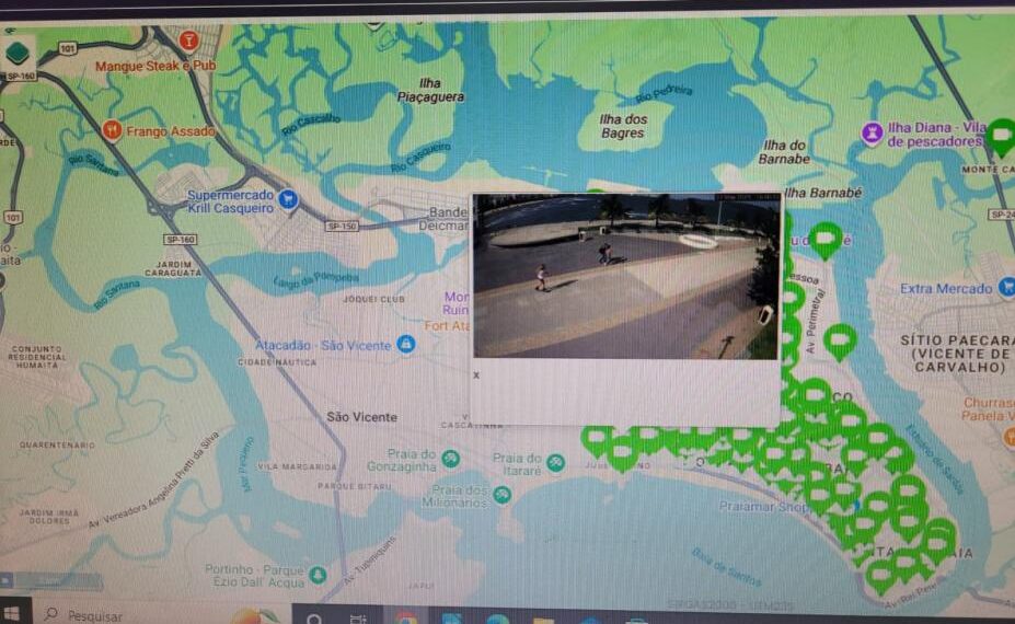 Câmeras ao vivo em Santos: tecnologia, segurança e planejamento urbano em tempo real para a população