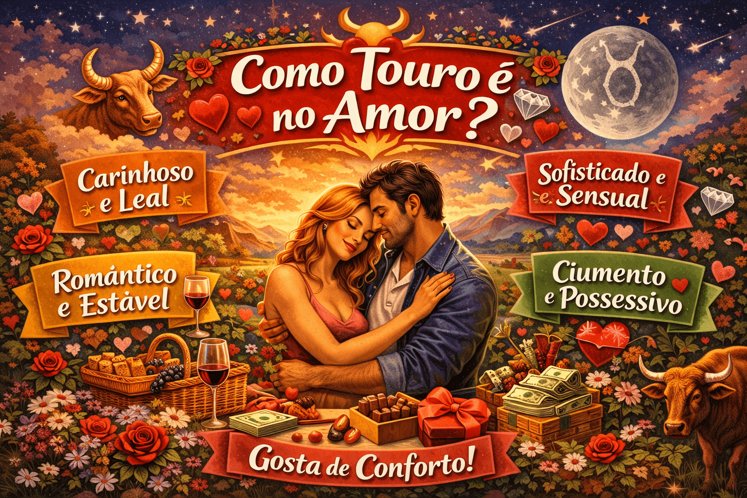 Signos que combinam com Touro no amor: