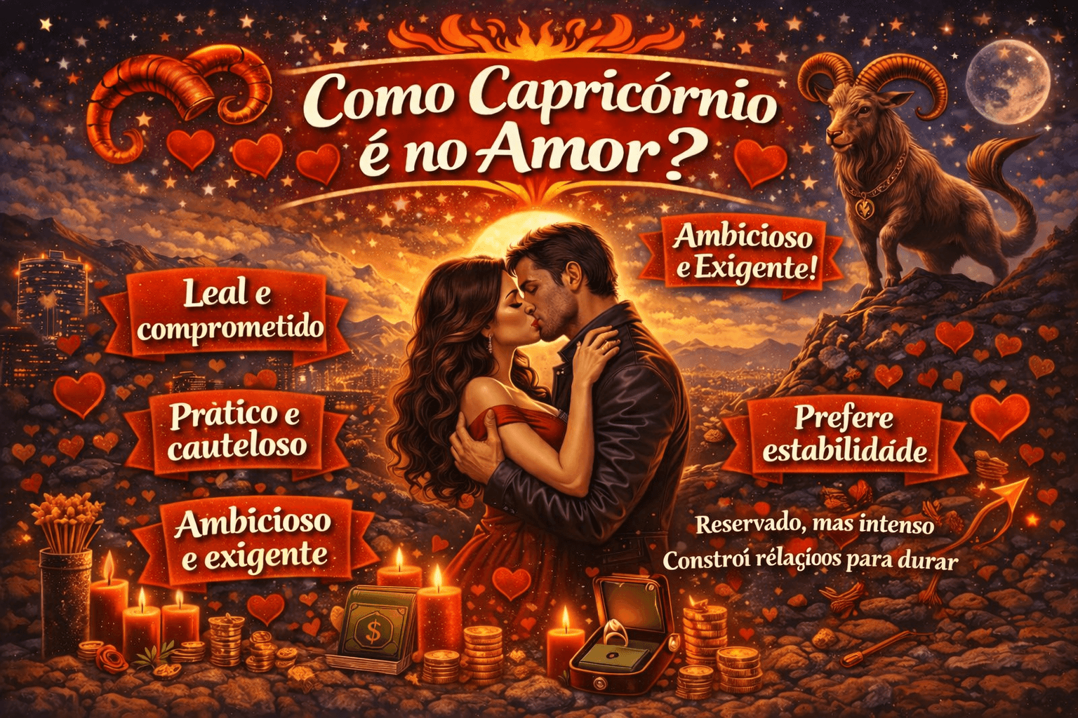 Como Capricórnio é no Amor signos que combinam no amor