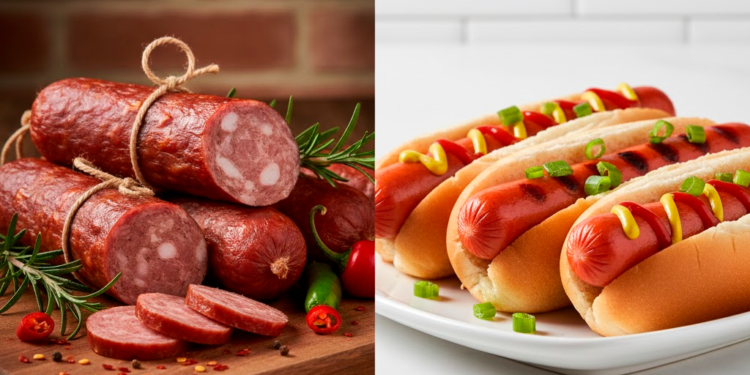 Linguiça ou salsicha