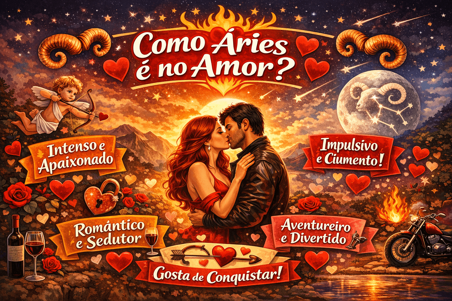 Signos que combinam com Áries no amor: