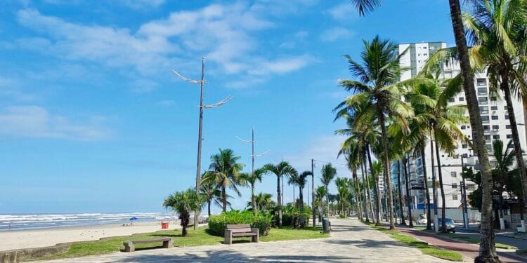 câmeras ao vivo na Praia Grande