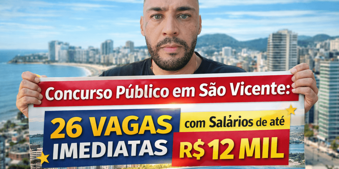 Concurso público em São Vicente