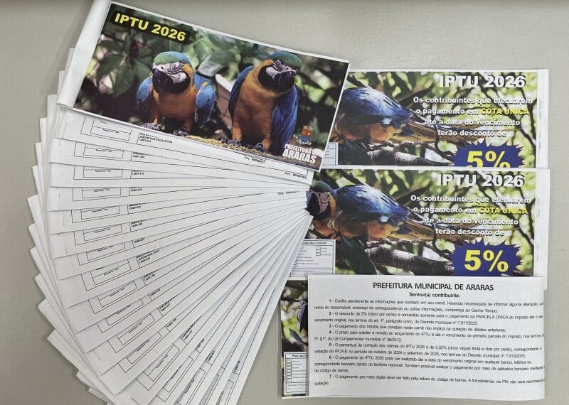 IPTU 2026 em Araras