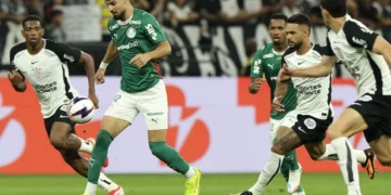 Clássico entre Corinthians e Palmeiras foi recorde de audiência no Paulistão na Gringa (Crédito: divulgacao-palmeiras)