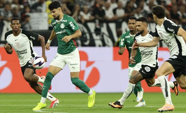 Clássico entre Corinthians e Palmeiras foi recorde de audiência no Paulistão na Gringa (Crédito: divulgacao-palmeiras)