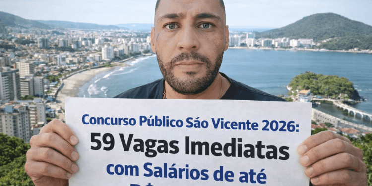 Concurso Público São Vicente 2026: 59 Vagas Imediatas com Salários de até R$ 6.091,34