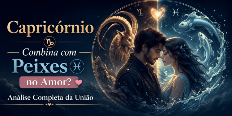 Capricórnio Combina com Peixes no Amor? Análise Completa da União Entre Realidade e Sonho